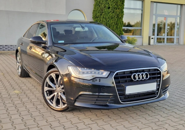 Audi A6 cena 59999 przebieg: 180000, rok produkcji 2013 z Mława małe 191